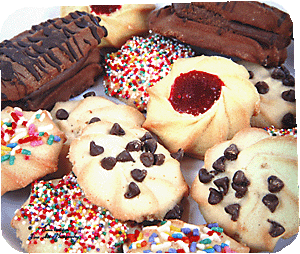 Assorted cookies